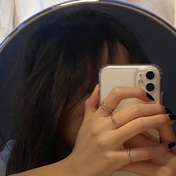 Set di anelli semplici, personalità femminile, design di nicchia, semplice anello da mignolo, stile freddo, anello aperto regolabile all'ingrosso_voghion.com