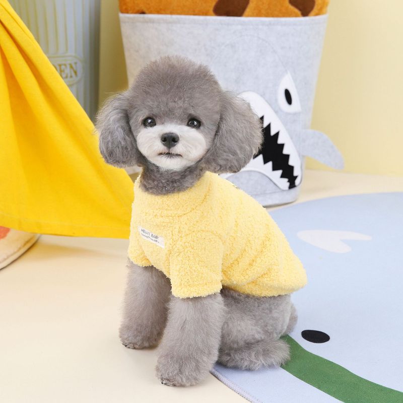 Vêtements d'automne pour chien et nouveaux vêtements d'hiver pour chat en peluche, 23 vestes en peluche nuage_voghion.com