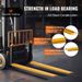 Forklift In Pallet Heavy Carbon Pair Extensions Width Forklifts Duty Extensions Steel 1 Fork Fork Extensions 72 For Length 4.5_voghion.com
