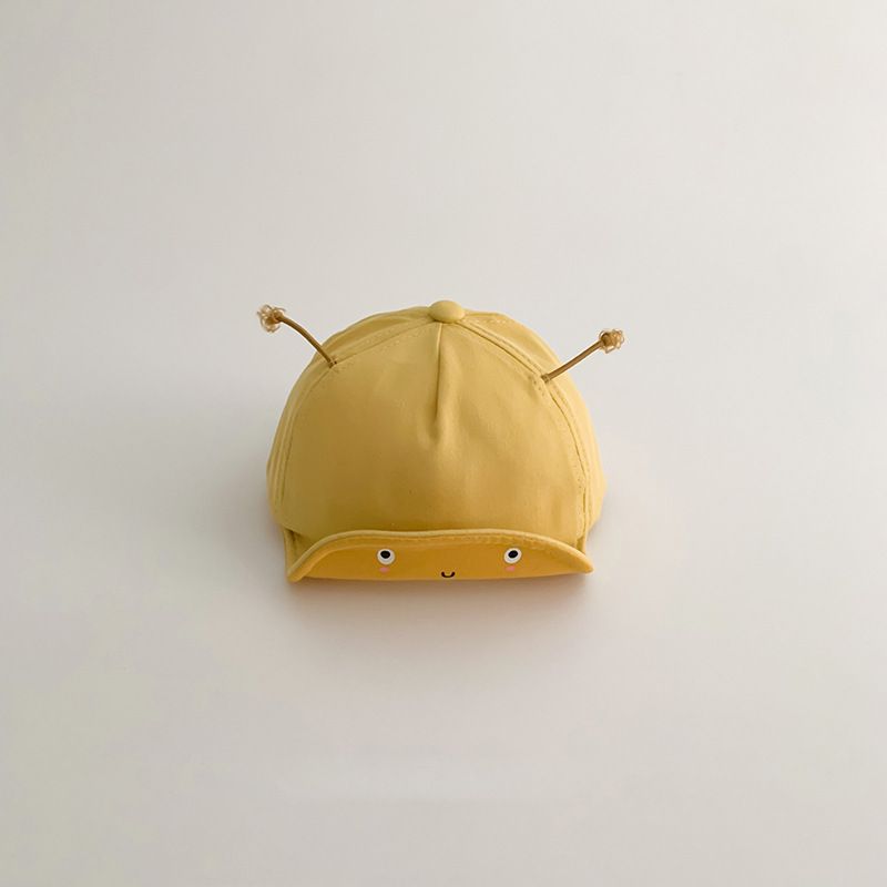 Cartoon Cute Bear Ear Baby Baseball Cap Summer Cotton Peaked Hat for Infant Boy Girl Embroidered Adjustable Kid Sun_voghion.com