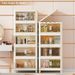 19.69 Door 5 Side Wide With C 19.69×11.81×50.00 Bins Folding Storage Storage Tiers Collapsible Storage Plastic Magnetic Cabinet_voghion.com