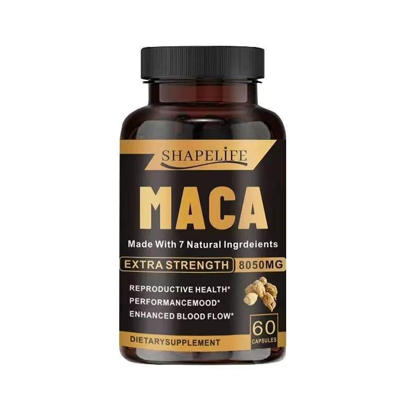 Maca Root Capsules Men Ashwagandha Shilajit Energy Booster Macagan Pills_voghion.com