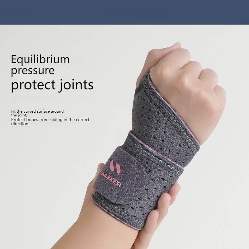 Attelle de poignet réglable pour hommes et femmes – Bandage de compression respirant pour la gym, le badminton, le tennis et la récupération après blessure_voghion.com