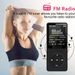 Bluetooth-compatible Music Lossless Portable FM Radio External Ultra-thin Student Sports Walkman MP3 Player Recorder_voghion.com