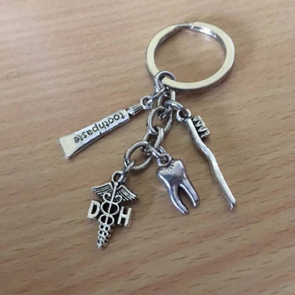 Eğitim ve Ofis Malzemeleri Diş Hijyenisti Anahtarlık_voghion.com