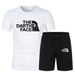 Sommer Neues Set Bedrucktes Mesh-T-Shirt Herren Lässiges Loses Rundhals-Halbsport-Kurzarm-Oberteil_voghion.com
