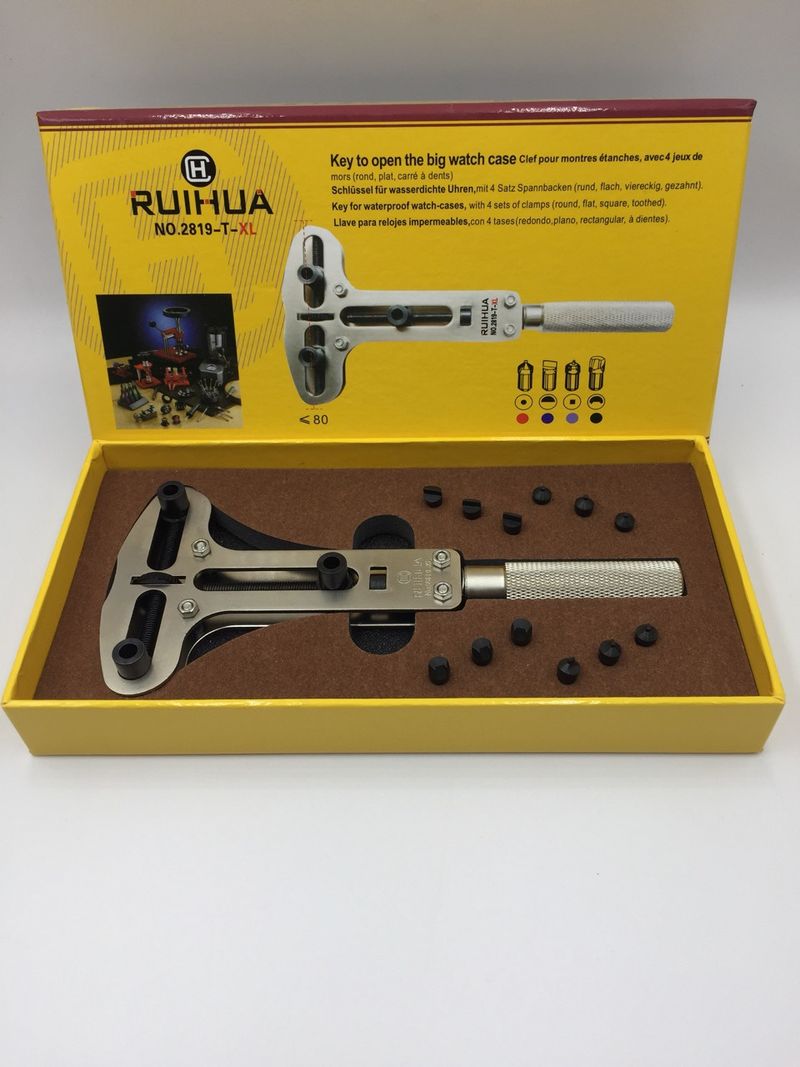 Ferramentas de reparo de relógio/Ferramentas de reparo de relógio/Abridor de relógio universal Jumbo/Abridor de relógio de três pernas_voghion.com