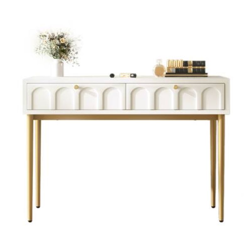 Schminktisch Mit 2 Schubladen 76,5cm Höhe ,Kommode Schlafzimmer Highboard Weiß Sideboard Schubladenkommode_voghion.com