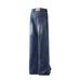 Men's Clothing High Street Baggy Men And Women Flower Embroidery Cat Whisker Straight Drape Jeans Neutral Loose Wide Leg_voghion.com