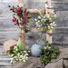 Bean branch berry olive fruit Christmas artificial flower manufacturer home decoration flower wall plant wall artificial flower MW30333_voghion.com