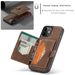 Capa de telefone com slot para cartão destacável para iPhone 14 Pro Max 12 Mini 13 11 XR XS Max 7 8Plus Se 2020 Flip Leather Magnet Wallet Cover_voghion.com
