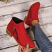 Women's Shoes Thick Bottom Solid Color Pointed Side Zipper Martin Boots For Women 2025 Spring And Autumn New Short Tube Women's Boots_voghion.com