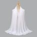 Hot Selling New Solid Color Single Pearl Chiffon Wide Striped Chain Rhinestone Long Scarf Trendy Headscarf For Women_voghion.com