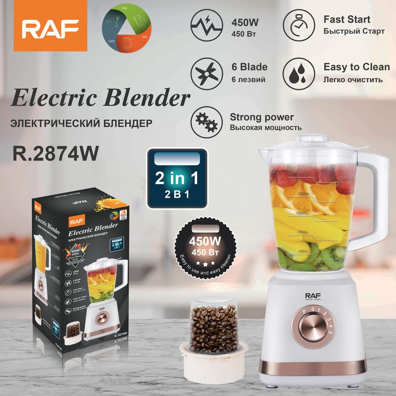 RAF EU Standard Juicer Processor Grinder Multi-Functional Household Baby Food Maker Blender_voghion.com
