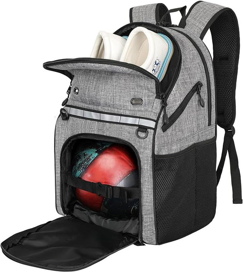 Bowling Single Ball Backpack Multi Function Storage Bag Fitness Training Bag Sports Large Capacity Bowling Backpack_voghion.com