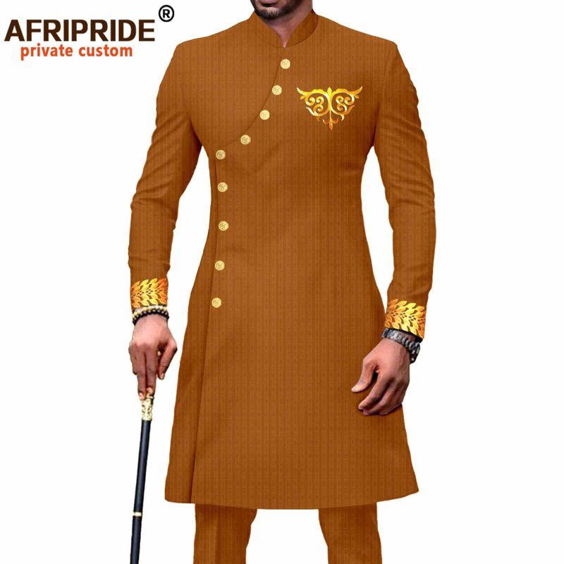 Männer Kleeder afrikanesch national Dréckerei Batik Koteng Männer Casual Set_voghion.com