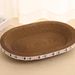 Cat Scratcher Cardboard Oval Cat Scratch Pad Bowl Nest For Indoor Cats Grinding Claw Round Cat Scratching Board_voghion.com