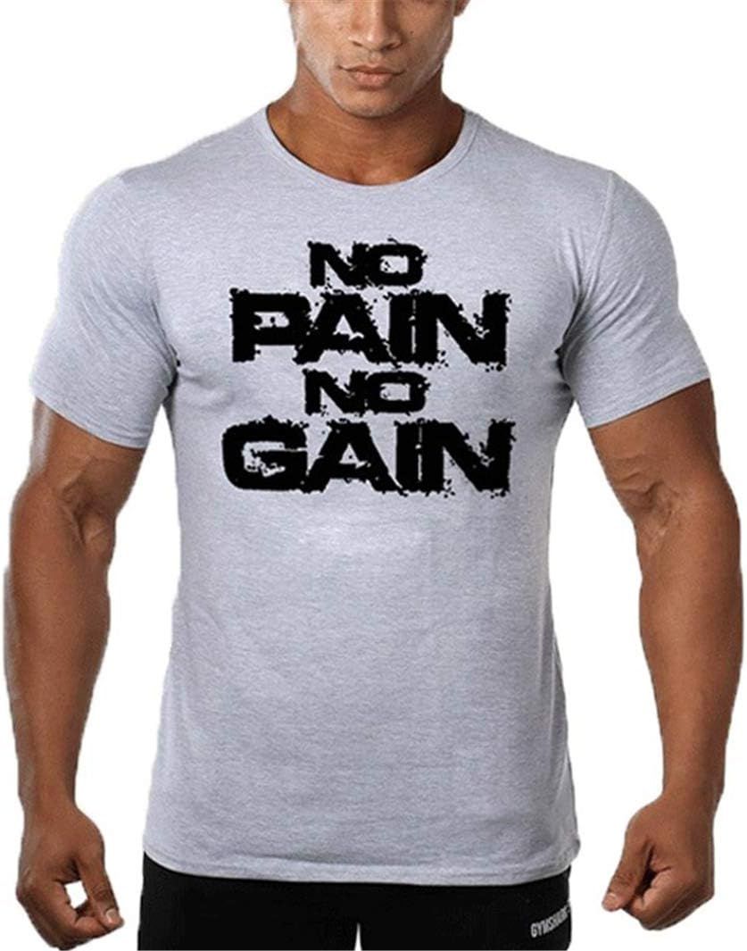 Cabeen Men's Muscle Shirt Fiess Bodybuilding T Shirt for Workout Training_voghion.com