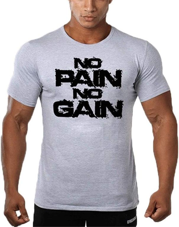 Cabeen Men's Muscle Shirt Fiess Bodybuilding T Shirt for Workout Training_voghion.com