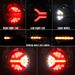 4inch LED Tail Clearance Light Truck Round Turn Signal Lamp Daytime Running 12V 24V For Tractor Boat Trailer Bus Amber_voghion.com