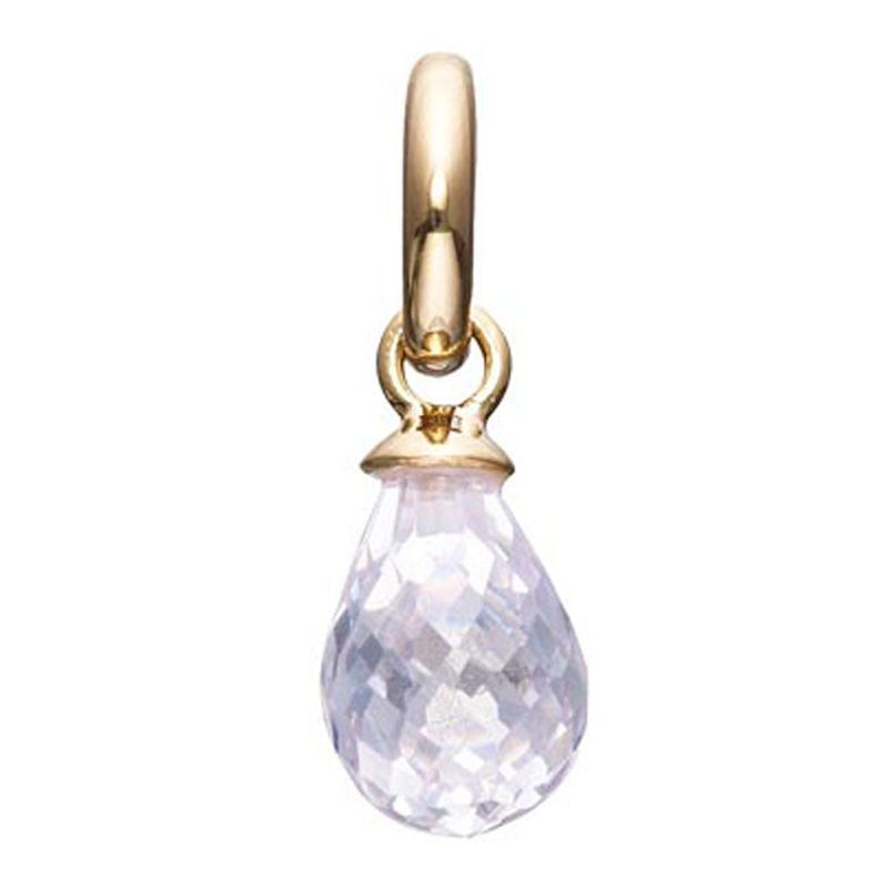 Berloque de cristal transparente banhado a ouro STORY by Kranz & Ziegler - 339416 RETIRADO, RESTA APENAS 1!_voghion.com