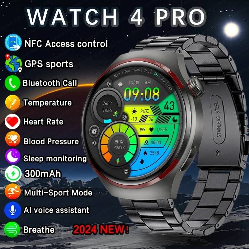 2024 Original For Huawei WATCH 4 PRO Smartwatch Men Space Exploration Edition Bluetooth Call GPS Motion Track Smartwatch Men