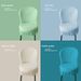 Housses de chaises extensibles matelassées en losanges – Décoration intérieure moderne, protection contre la poussière, taille universelle (lot de 4, 8 couleurs)_voghion.com