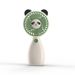 Cute Handheld Mini Fan - USB Rechargeable Portable Fan For Kids/Students (3 Speeds, 360° Adjustable, Quiet Cooling)_voghion.com