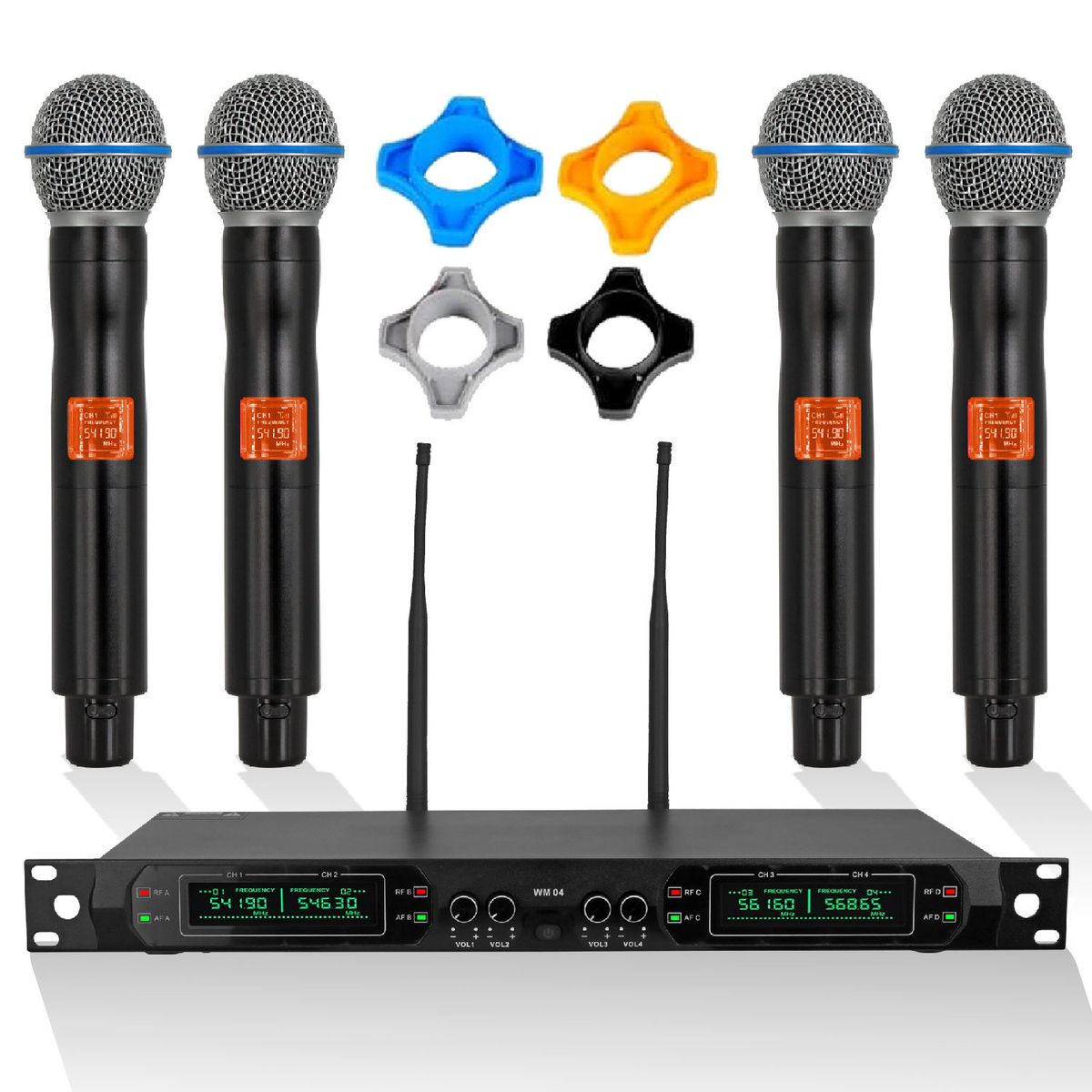 5 Core Wireless Microphones 8 Channel Dynamic Karaoke Professional UHF Singing Mic System Handheld Cordless Microfonos Inalambricos for Singer DJ Chur_voghion.com