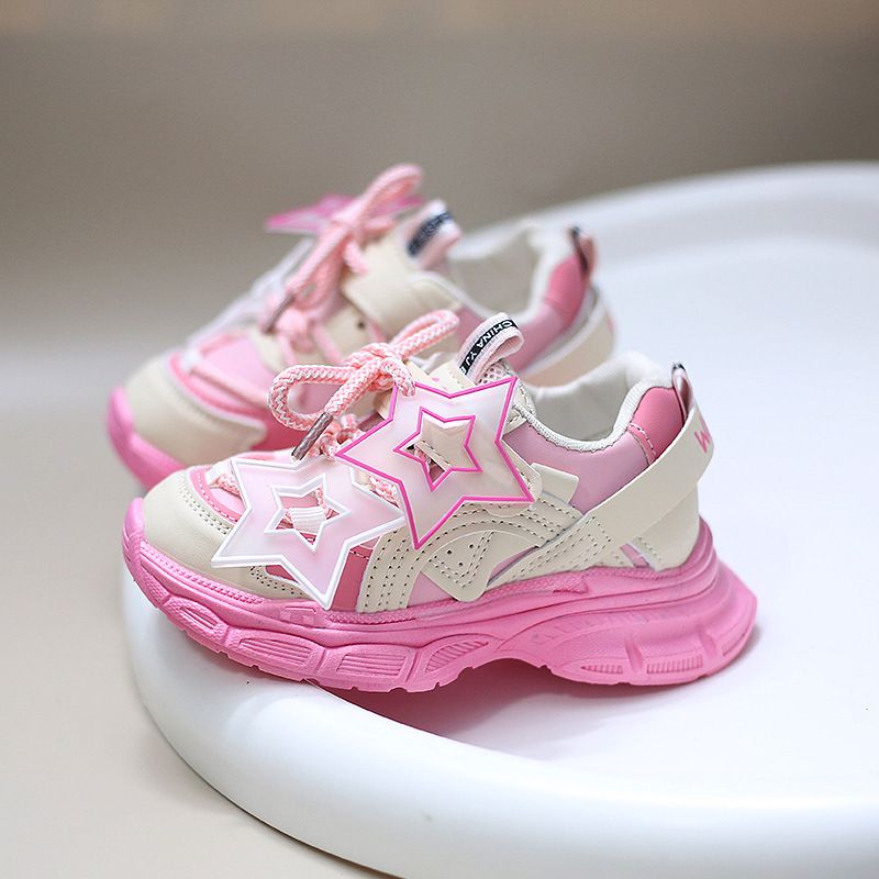 Kids Shoes Spring and autumn boys' shoes, girls' shoes, children's sports shoes, soft-soled non-slip toddler shoes, baby shoes, non-slip breathable_voghion.com