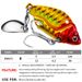 Long Casting Metal Spinnerbait VIB Lead Copper Bionic Fishing Lure For Bass, Perch, Snakehead_voghion.com