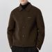 Herren-Freizeitjacke aus Wollmischung – Leicht, stylisch und vielseitig (Schwarz/Khaki/Braun, M-4XL)_voghion.com