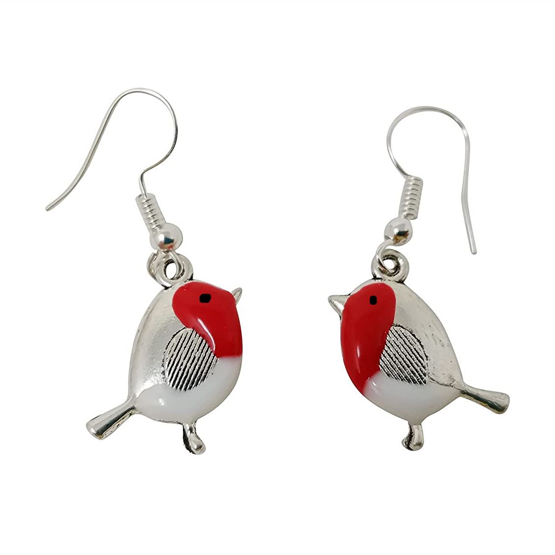 Orecchini Orecchini uccelli pendenti in resina smaltata_voghion.com