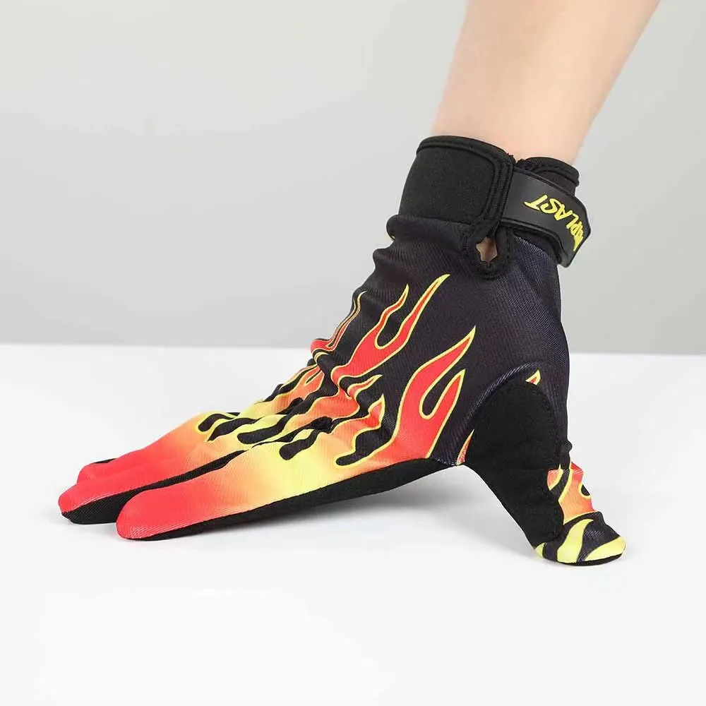 FISTPLAST Mountain Bike Wear Resistant Rainbow Touchscreen Off Road Motorcycle Riding Gloves_voghion.com