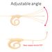 FREE .5mm Single Ear Hook Microphone Adjust Angle Headworn Mic For Bodypack Transmitter Skin Omni Directional_voghion.com