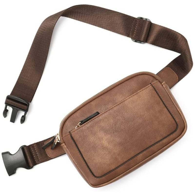 Torba za struk Ženska torba preko tijela Torba za pojas Podesivi remen Modna ležerna kožna ženska torba Ženska torba za rame Putna torba_voghion.com