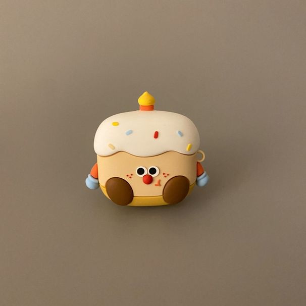 Cake Expression, AirPods Pro 2 Generation Earphone Protective Case, 3rd Generation Apple 1st Generation Bluetooth Earphone Cover_voghion.com