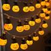 LED Halloween Pumpkin Ghost Festival Decorative String Lights Battery Remote Control USB Color Party Decoration Light_voghion.com