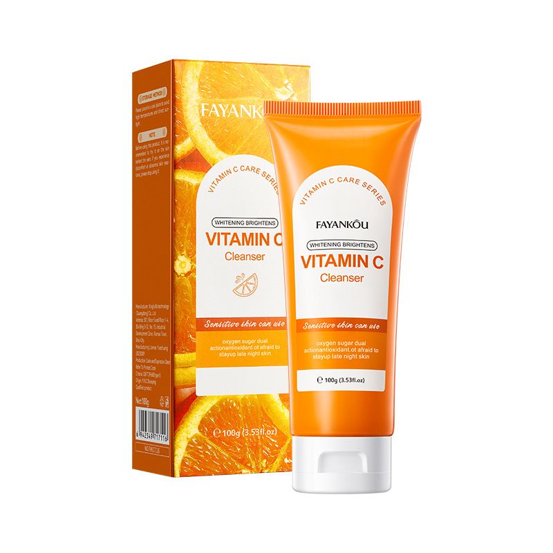 Detergente viso schiarente e illuminante alla vitamina C FAYANKOU Full English_voghion.com