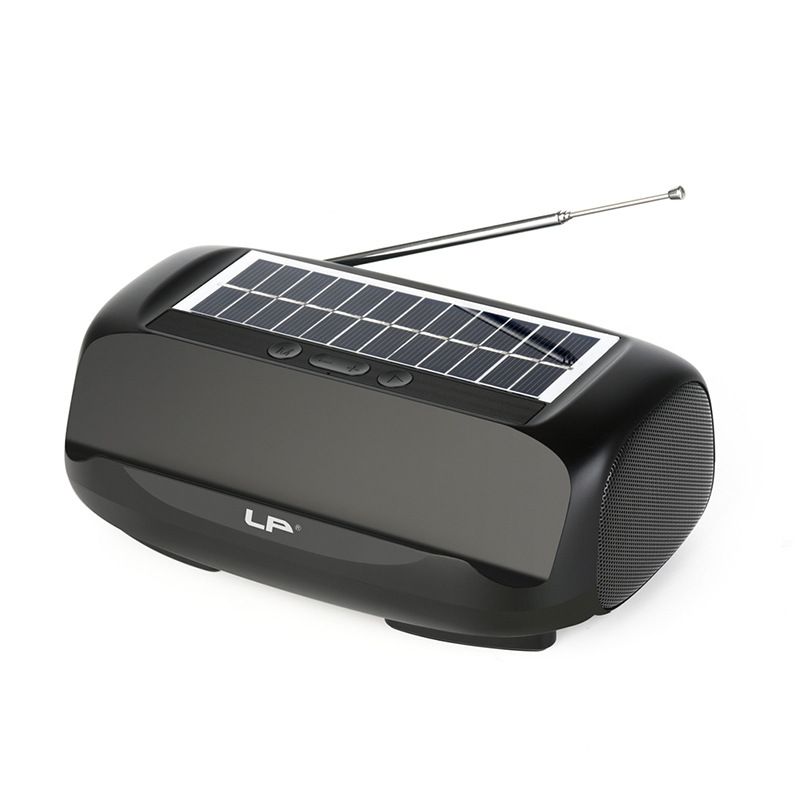 LP-V35 Nowy bezprzewodowy stojak na telefon domowy Bluetooth Duża głośność Przenośny zewnętrzny głośnik solarny_voghion.com