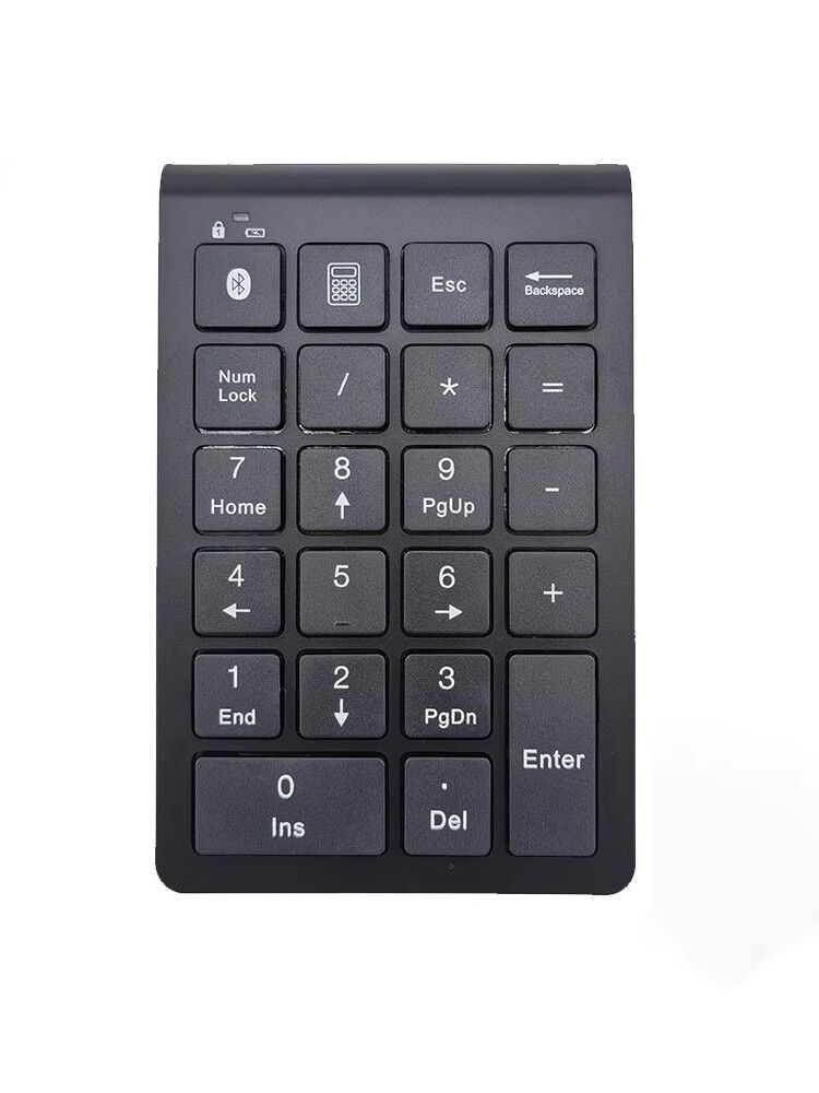 22-Key Bluetooth Digital Keyboard Mouse Suit Mute Financial Accounting Office Mobile Phone Tablet Laptop_voghion.com