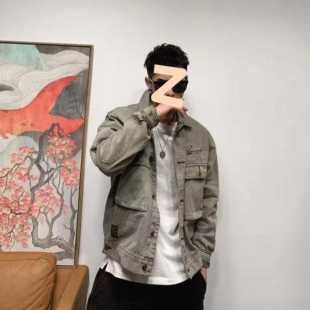 Autumn And Winter Denim Jacket Men's New Style Men's Workwear Jacket Men's Style Men's Clothing_voghion.com