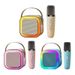 Mini enceinte Bluetooth karaoké sans fil pour enfants avec microphone intégré K12_voghion.com