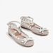 European And American Cross-Border Trade New Fashion Show Mesh Rhinestone One-Strap Niche Large Size Flat Original Toe_voghion.com