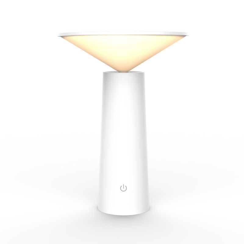 Lampada da tavolo a LED in stile nordico semplice e di alta qualità, con ricarica USB, decorazione creativa, luce notturna da comodino per ristorante_voghion.com