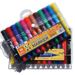 12-Color Dual-Tip Permanent Markers Set - Oil-Based Fine & Broad Tip For Art, Office & School - Vibrant, Quick-Drying, No Bleed_voghion.com