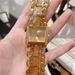 MQ watch women's chain fashion watch diamond square waterproof quartz watch _voghion.com