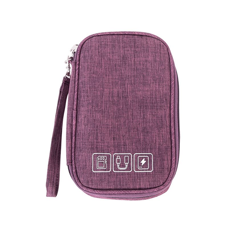 Faltbare Tasche für digitale Gadgets, Reise-Organizer, Tasche für elektronisches Zubehör, Funktionsdesign, Aufbewahrung von Datenkabeln_voghion.com