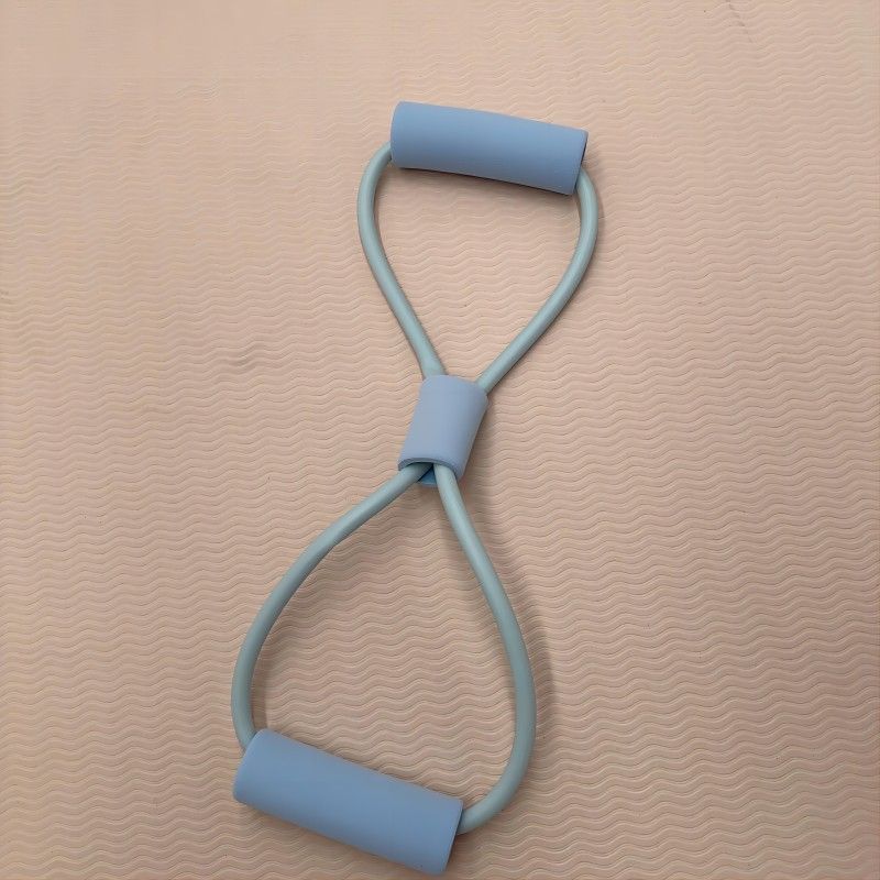 Auf Lager – Hersteller-Großhandel – 8-teiliger Widerstands-Brustexpander aus Gummi/TPE (zweifarbig) für Heimfitnessübungen_voghion.com