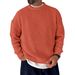 Men's Oversized Knit Sweater – Relaxed Crewneck Cotton Blend Long Sleeve (S-5XL, 10 Minimalist Colors For Casual & Smart Looks)_voghion.com